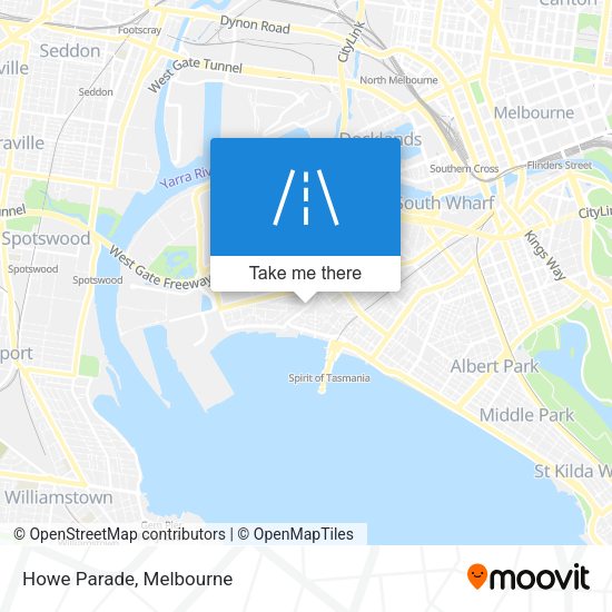 Howe Parade map