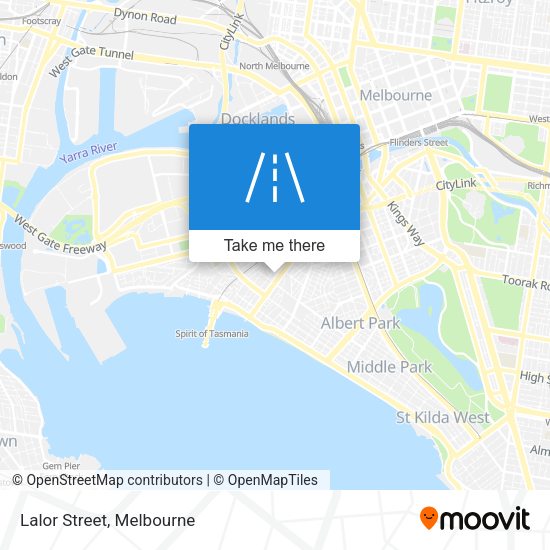 Lalor Street map