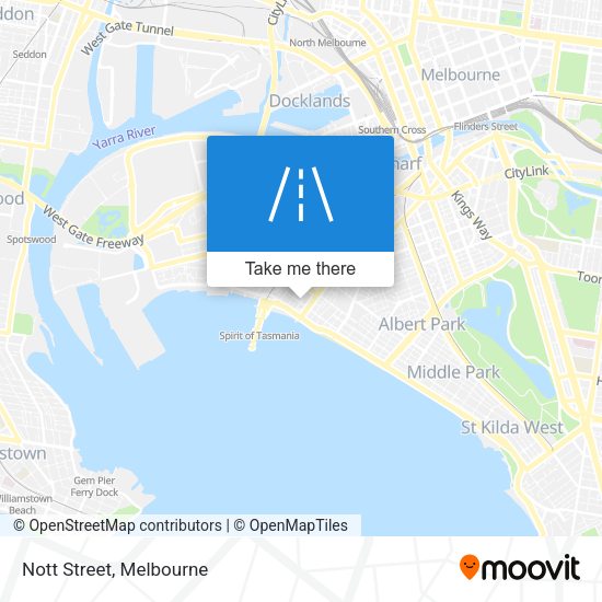 Nott Street map