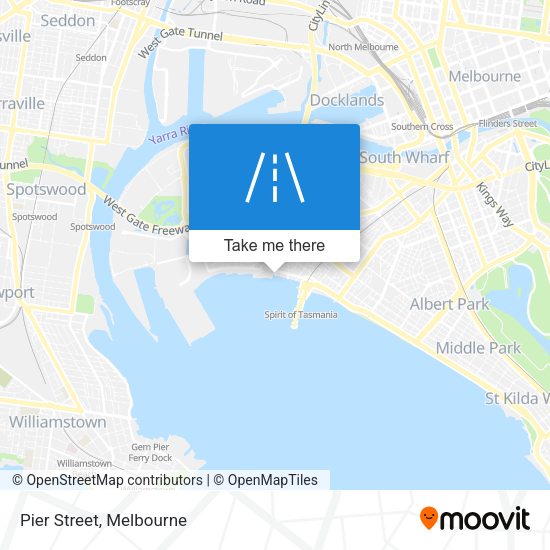 Pier Street map