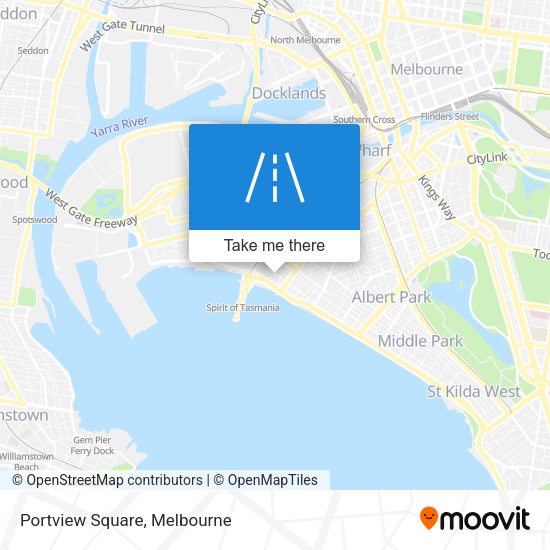 Portview Square map