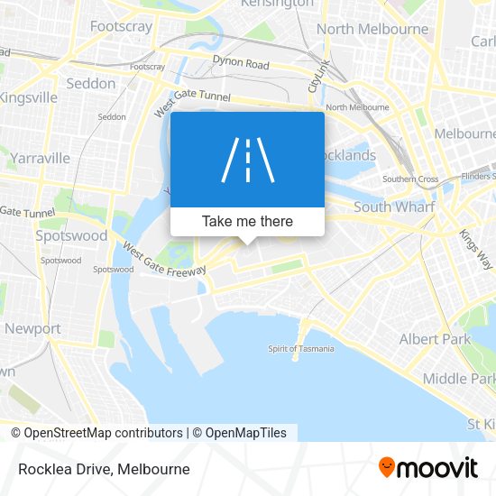 Rocklea Drive map