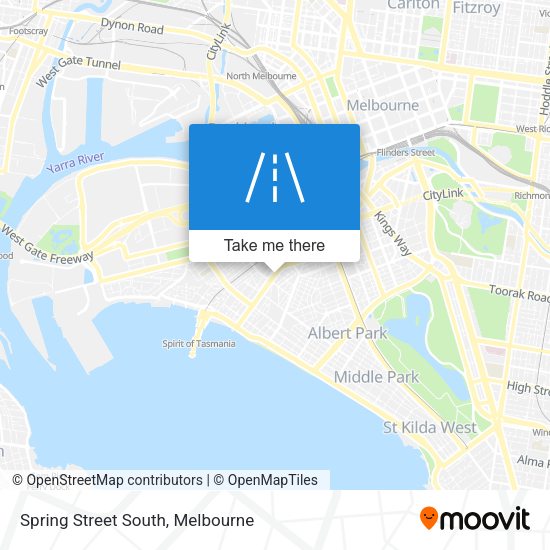 Spring Street South map