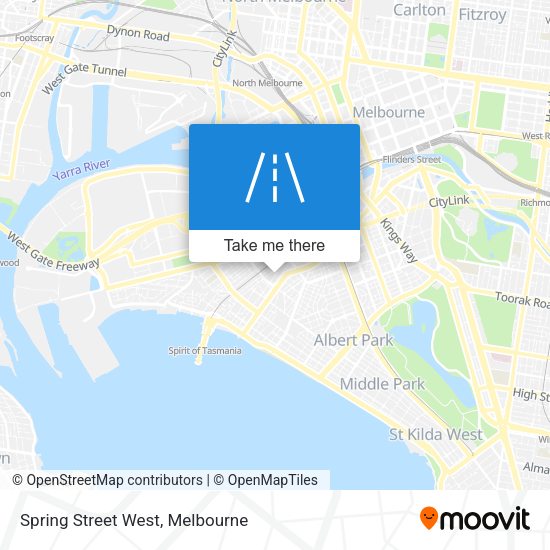 Spring Street West map