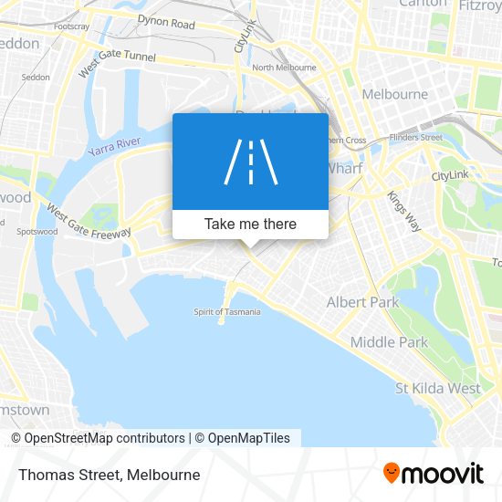 Thomas Street map