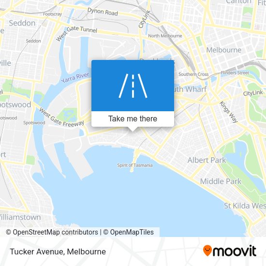 Tucker Avenue map