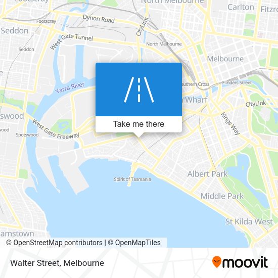 Walter Street map