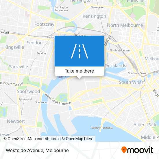 Westside Avenue map