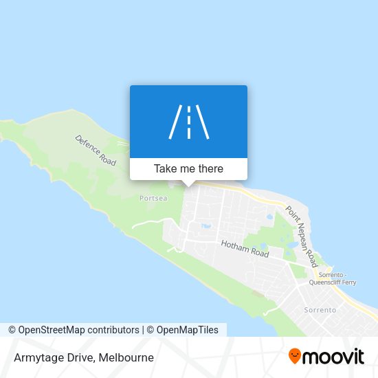 Armytage Drive map