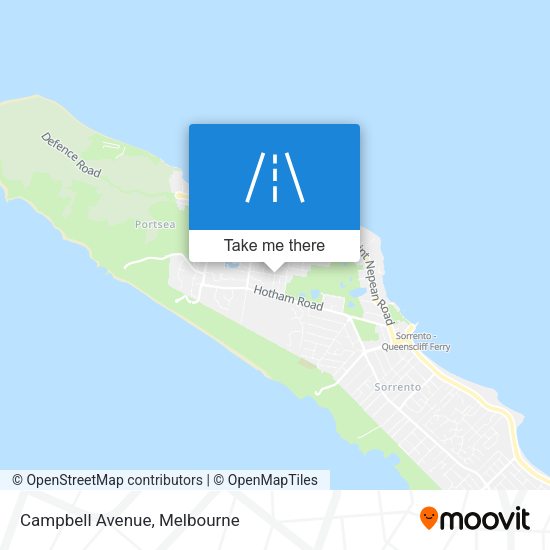 Campbell Avenue map