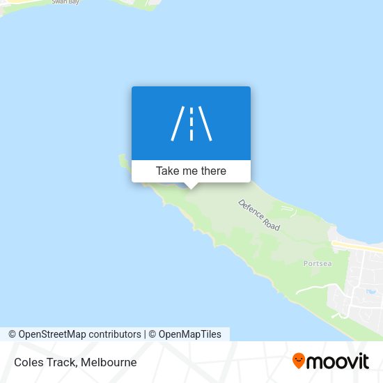 Coles Track map