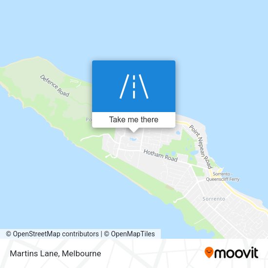 Martins Lane map