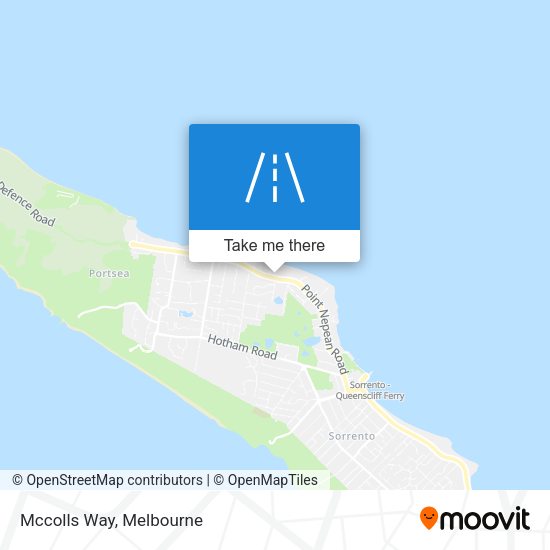 Mccolls Way map