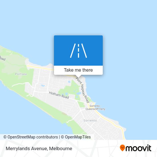 Merrylands Avenue map