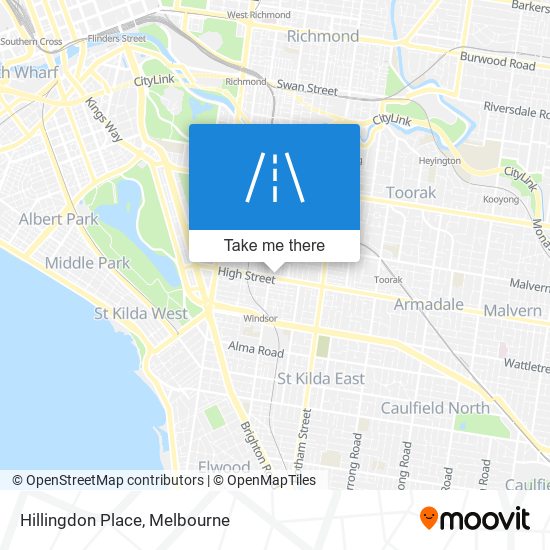 Hillingdon Place map