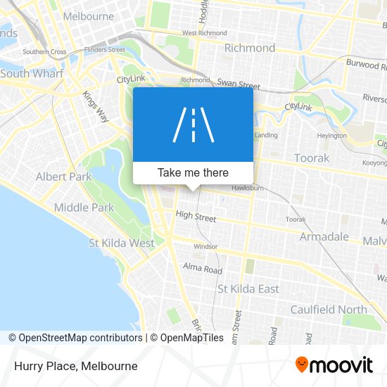 Hurry Place map