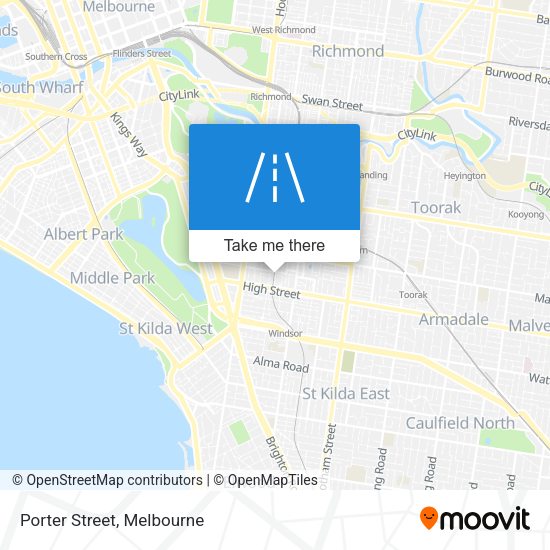 Porter Street map