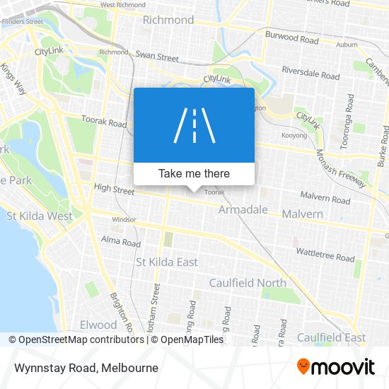 Wynnstay Road map