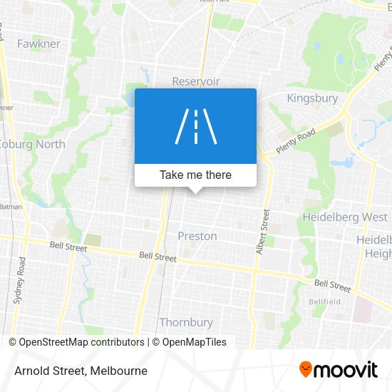 Arnold Street map