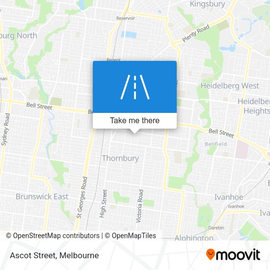 Ascot Street map