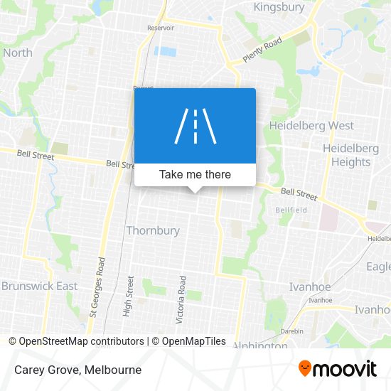 Carey Grove map