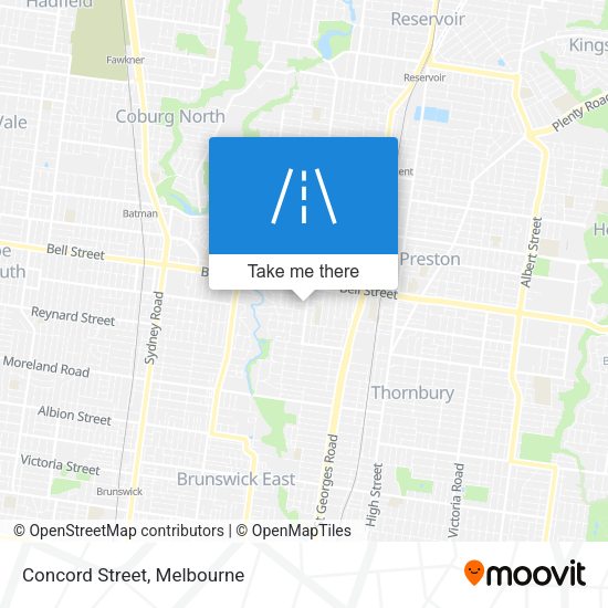 Concord Street map