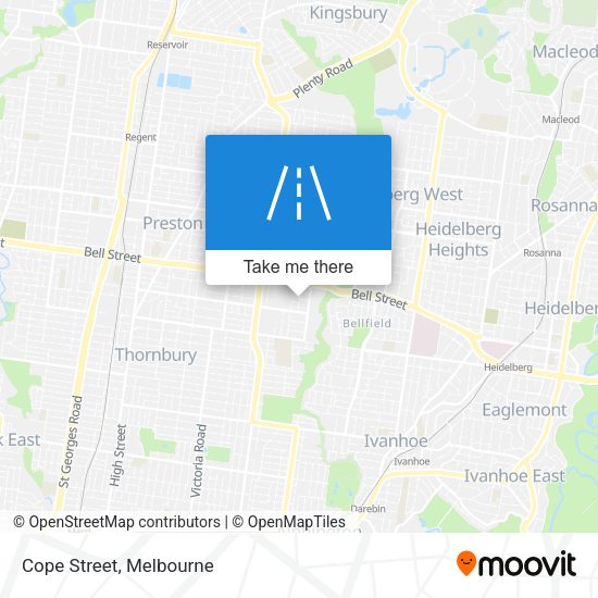 Cope Street map