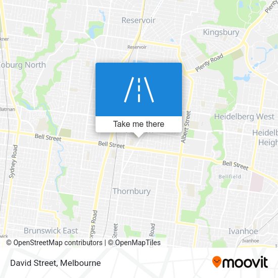 David Street map