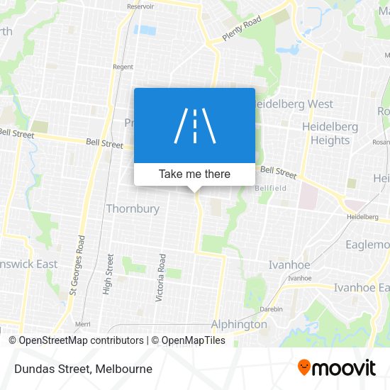 Dundas Street map