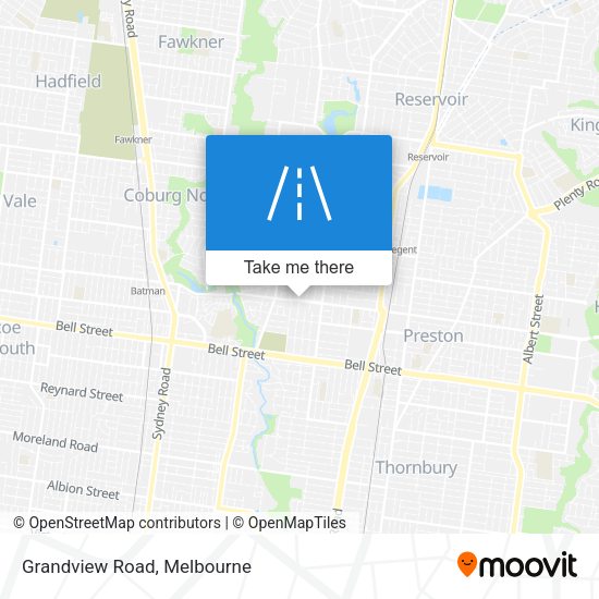 Grandview Road map