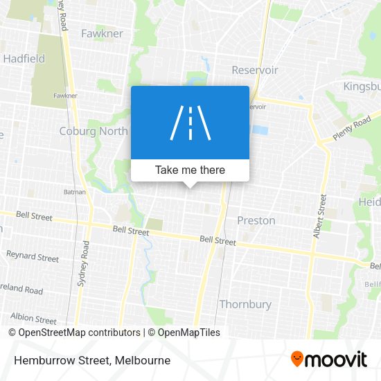 Hemburrow Street map