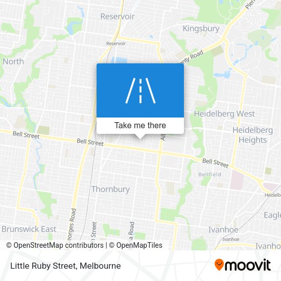 Little Ruby Street map
