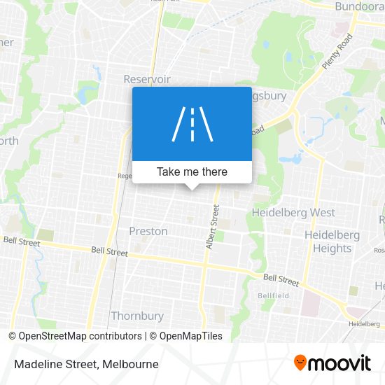 Madeline Street map
