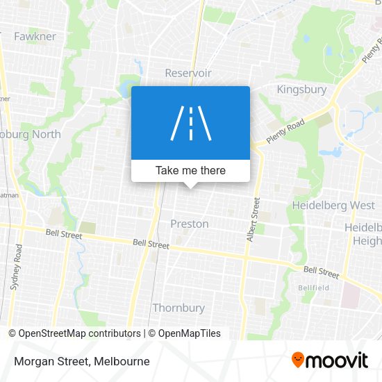 Morgan Street map