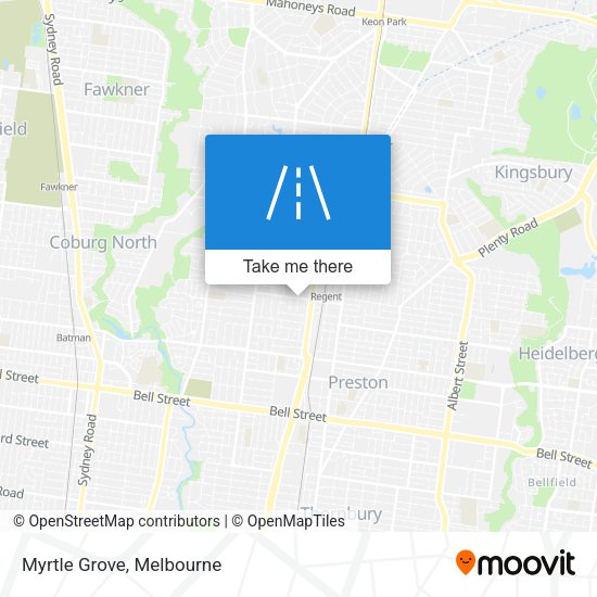 Myrtle Grove map