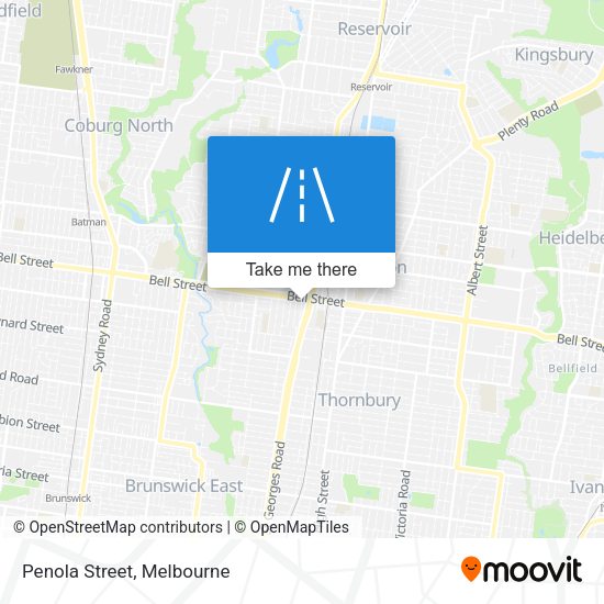 Penola Street map