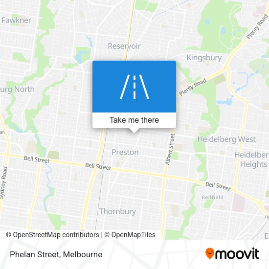 Phelan Street map