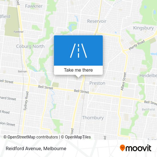 Reidford Avenue map