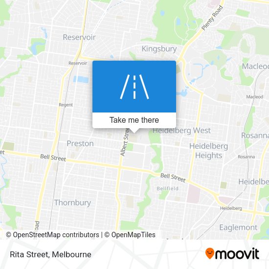 Rita Street map