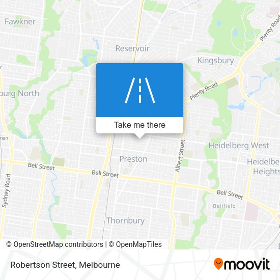 Robertson Street map