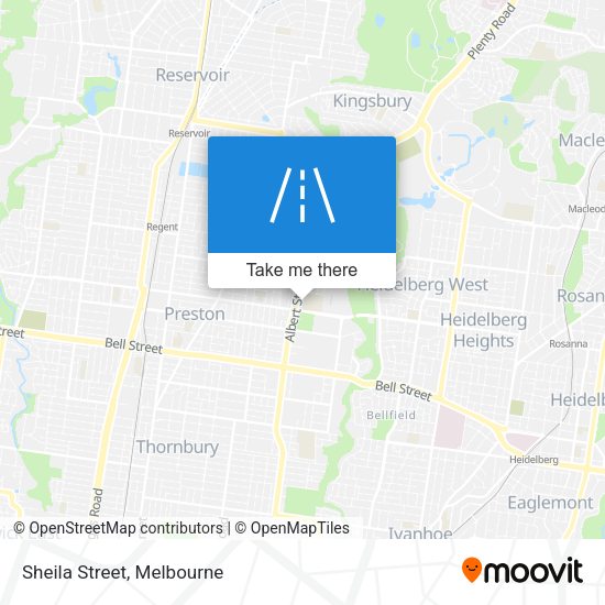 Sheila Street map