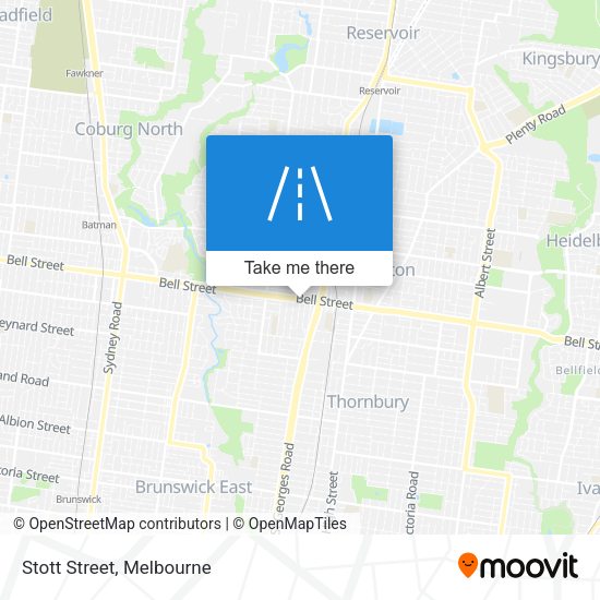 Stott Street map