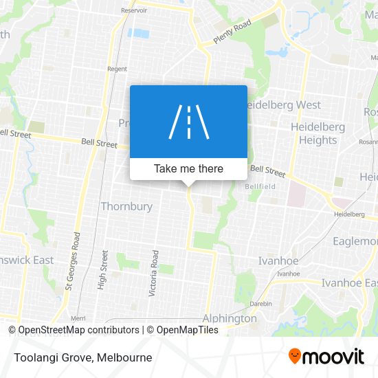 Toolangi Grove map