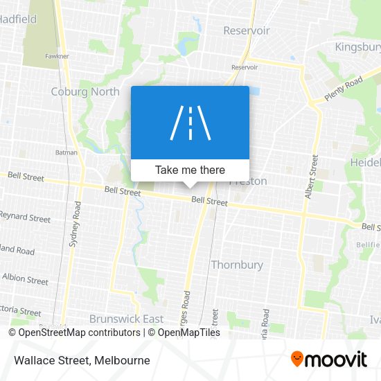 Wallace Street map