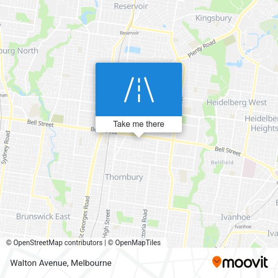 Walton Avenue map