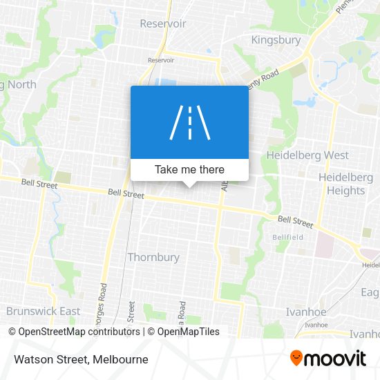 Watson Street map