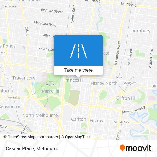 Cassar Place map