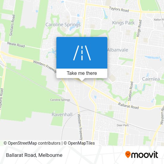 Ballarat Road map