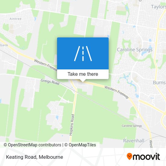 Keating Road map