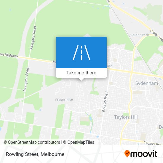 Rowling Street map